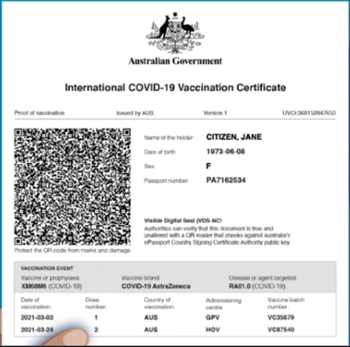 News and Events How to get your International COVID19 Certificate for